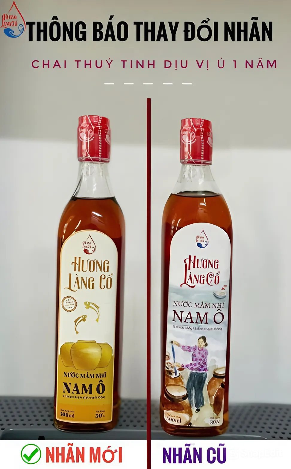 Nước mắm Nam Ô Hương Làng Cổ 500ml - Hình ảnh 4