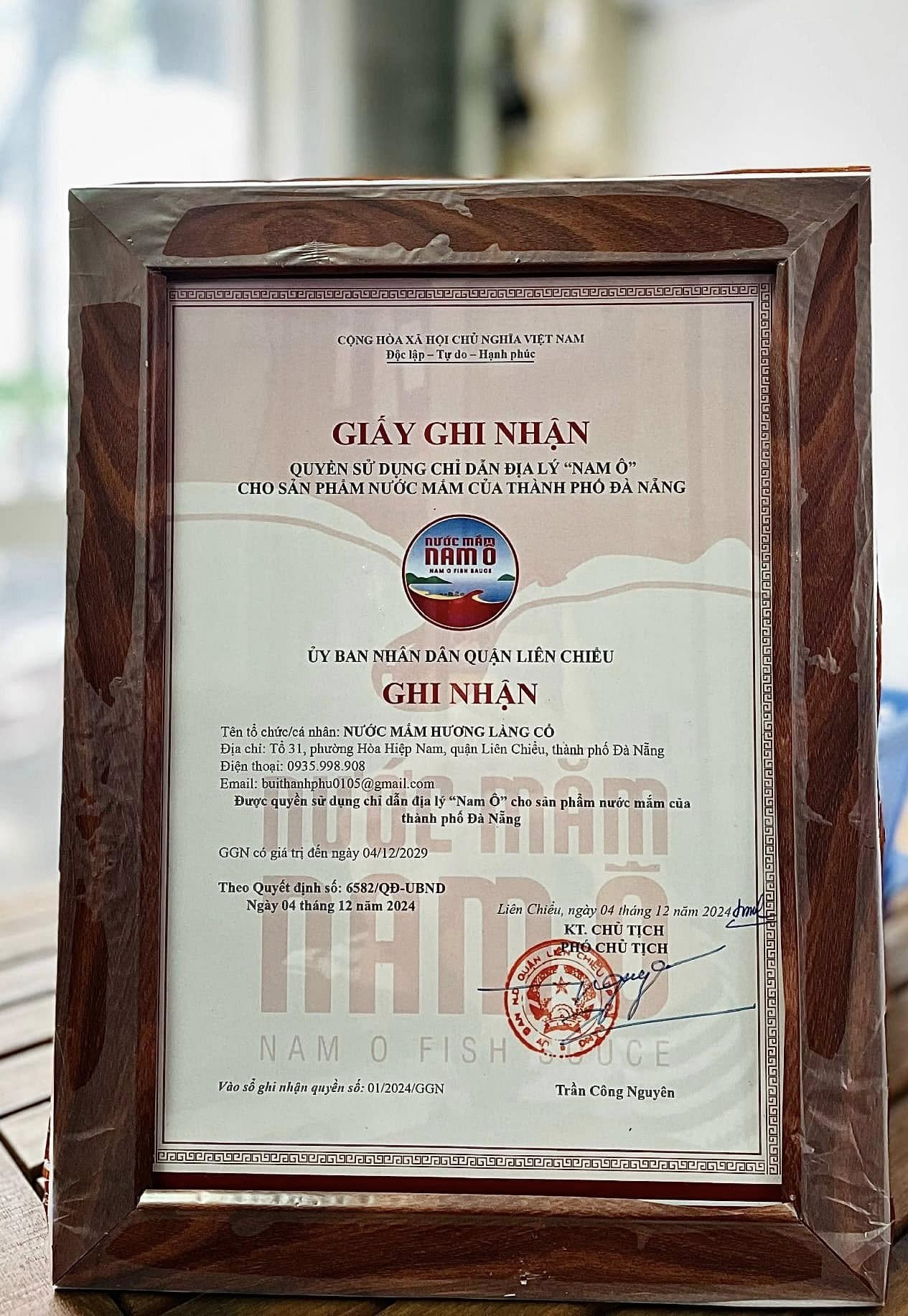 Nước mắm Nam Ô Hương Làng Cổ 500ml - Hình ảnh 6