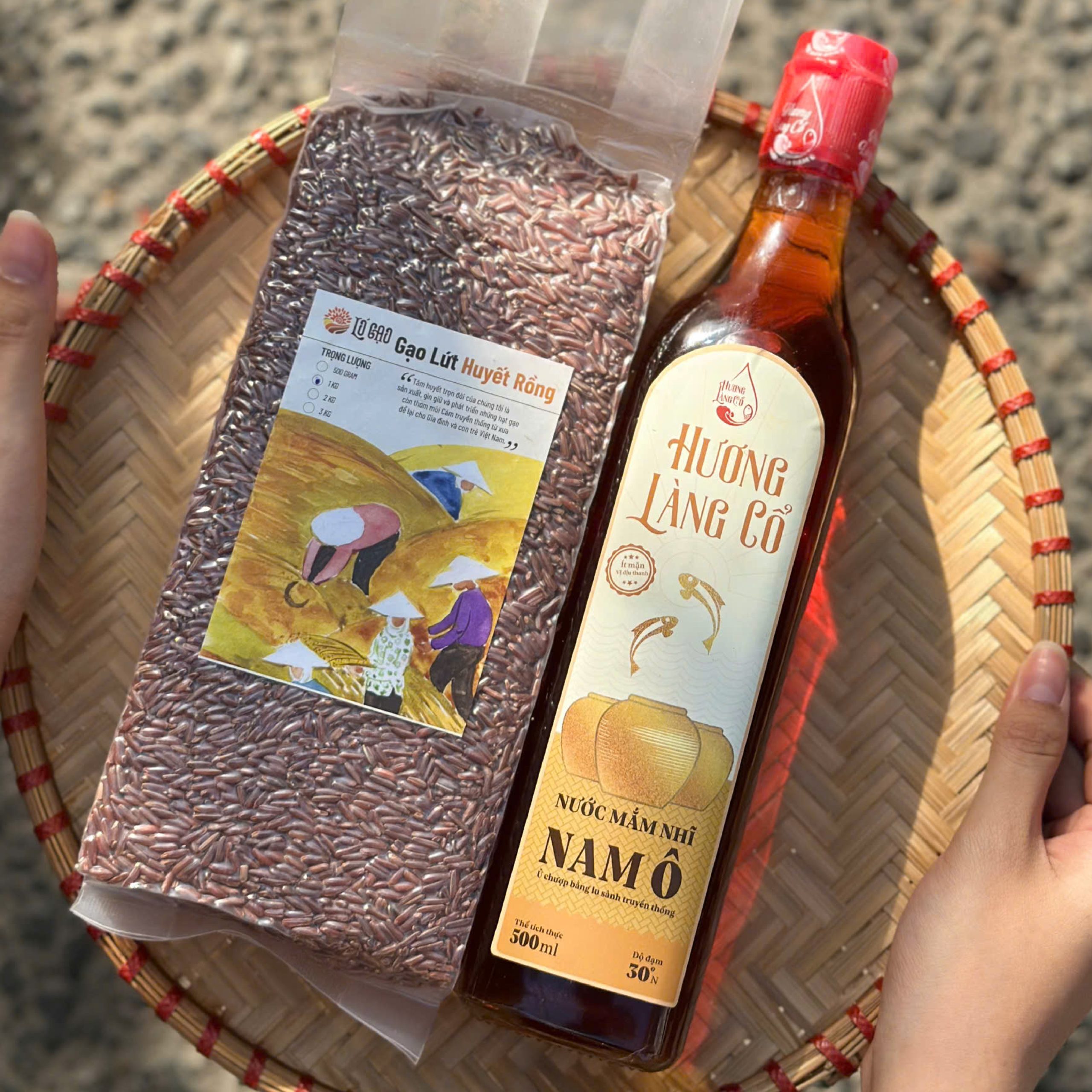 Combo An Lành - GẠO LỨT & MẮM TRUYỀN THỐNG