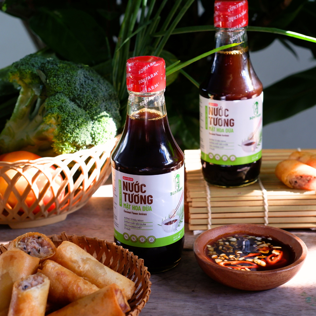 Nước tương mật hoa dừa organic Sokfarm 200ml - Hình ảnh 7