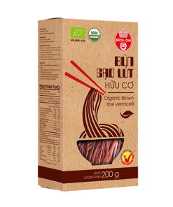Bún gạo lứt hữu cơ Bích Chi 200gr